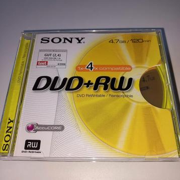 DVD-RW  120 minuten 4 stuks elk Sony en Memorex disponible aux enchères