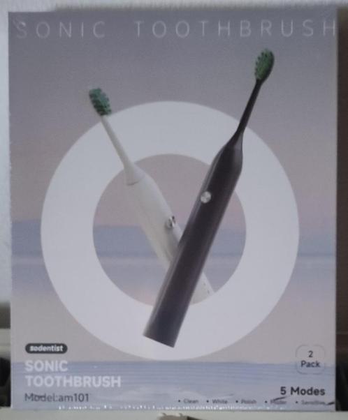 Sonic Toothbrush (Elektrische Tandenborstel) 2 Pack (Nieuw), Electroménager, Équipement de Soins personnels, Neuf, Hygiène bucco-dentaire