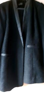 Feestelijke vest met leder af gewerkt maat medium., Kleding | Dames, Ophalen, Zo goed als nieuw, Zwart