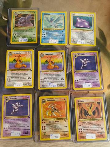 Pokémon NL néerlandais Fossil, première édition, Enlèvement ou Envoi, Comme neuf