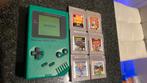 Gameboy groen met 6 spellen, Ophalen of Verzenden, Gebruikt