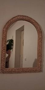 Miroir encadrement paille, Enlèvement ou Envoi, Moins de 100 cm, Comme neuf, Moins de 50 cm