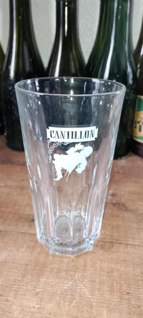 Brasserie bierglas Gueuze Cantillon, Verzamelen, Biermerken, Zo goed als nieuw, Glas of Glazen, Overige merken, Ophalen of Verzenden
