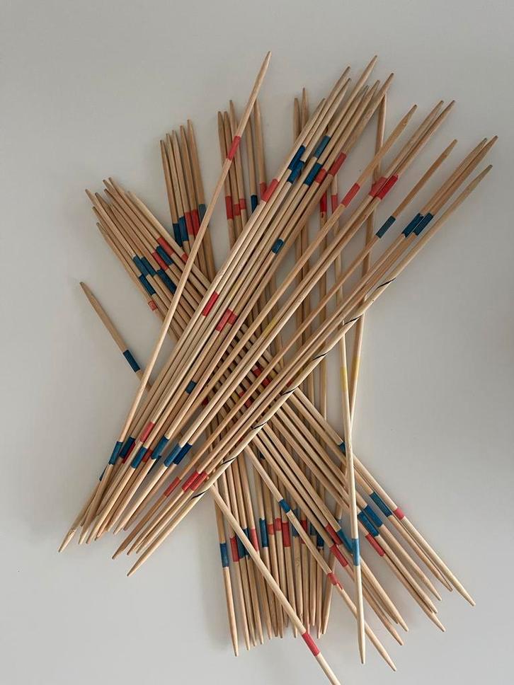 Mikado-spel in het groot !, Hobby en Vrije tijd, Gezelschapsspellen | Overige, Gebruikt, Ophalen