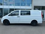 Mercedes Vito 113 CDI Dubble Cabine, Auto's, Mercedes-Benz, Stof, Zwart, Wit, Bedrijf