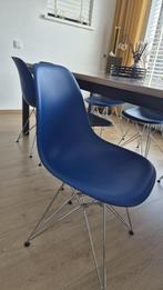 Design - Vitra Eames DRS - eetkamerstoel - 6 stuks, Ophalen, Blauw, Zo goed als nieuw, Industrieel