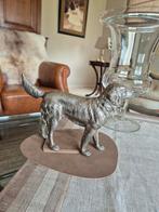Antieke zakhorloge houder gentleman hond, Antiek en Kunst, Ophalen of Verzenden