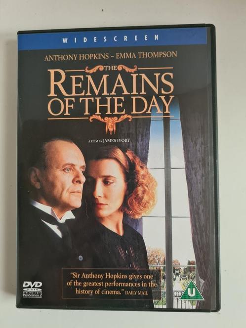 Remains of the day - Anthony Hopkins - dvd, CD & DVD, DVD | Drame, Comme neuf, Drame, Tous les âges, Enlèvement ou Envoi