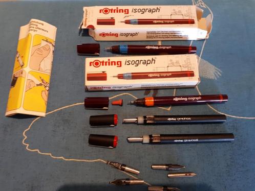 Rotring Isograaf en Graphos, Diversen, Schoolbenodigdheden, Gebruikt, Ophalen of Verzenden