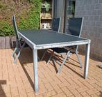 Uitschuifbare tuintafel 250cm --> 350cm, Ophalen, Gebruikt, Rechthoekig, Aluminium