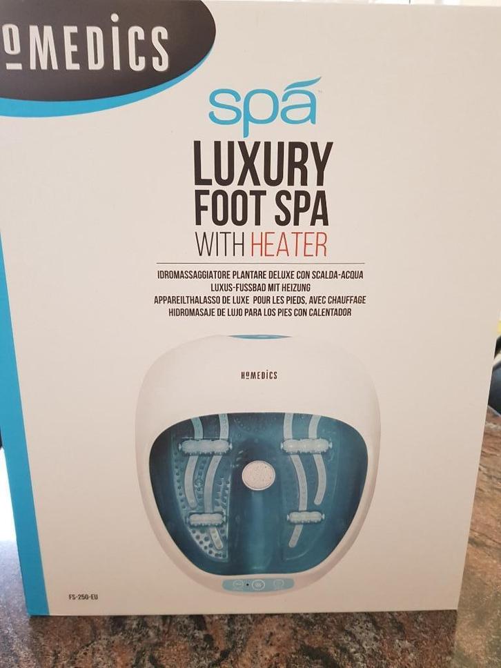 HoMedics Luxevoetenbad met warmtefunctie, Elektronische apparatuur, Persoonlijke Verzorgingsapparatuur, Nieuw, Hand- en Voetverzorging
