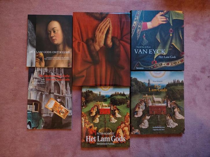 6 boeken over Het Lam Gods, Boeken, Kunst en Cultuur | Beeldend, Ophalen of Verzenden