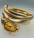 Vintage slangenhorloge, Handtassen en Accessoires, Horloges | Dames, Ophalen of Verzenden, Nieuw, Staal, Staal