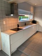 Volledige keuken te koop, Huis en Inrichting, Keuken | Complete keukens, Ophalen, Gebruikt, Dubbelwandige keuken, Hoogglans of Gelakt