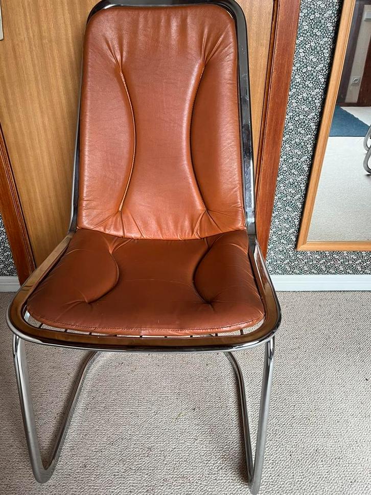 Siège fauteuil  acier, Huis en Inrichting, Fauteuils, Gebruikt, Metaal, 50 tot 75 cm, Minder dan 75 cm, Ophalen