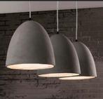 Hanglamp in betonlook, Huis en Inrichting, Ophalen, Metaal of Aluminium, Nieuw, Plafondspot of Wandspot