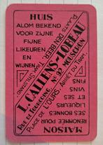 Speelkaart distillerie, Likeuren L. Callens Moeskroen_19, Ophalen of Verzenden, Zo goed als nieuw, Speelkaart(en)