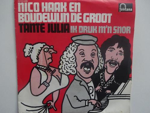 Boudewijn De Groot & Nico Haak - Tante Julia (1974), Cd's en Dvd's, Vinyl Singles, Single, Nederlandstalig, Ophalen of Verzenden