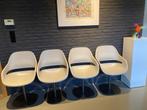 Design stoelen Eva, Metaal, Vier, Modern, Wit