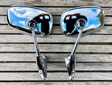 Chrome oldtimer spiegels type Cipa 1, chroom spiegel  beschikbaar voor biedingen