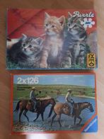 Beaux Puzzles : Chatons + double Ravensburger, Enlèvement ou Envoi, Comme neuf, Puzzle