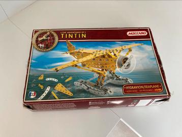 Kuifje, het gele watervliegtuig Meccano beschikbaar voor biedingen