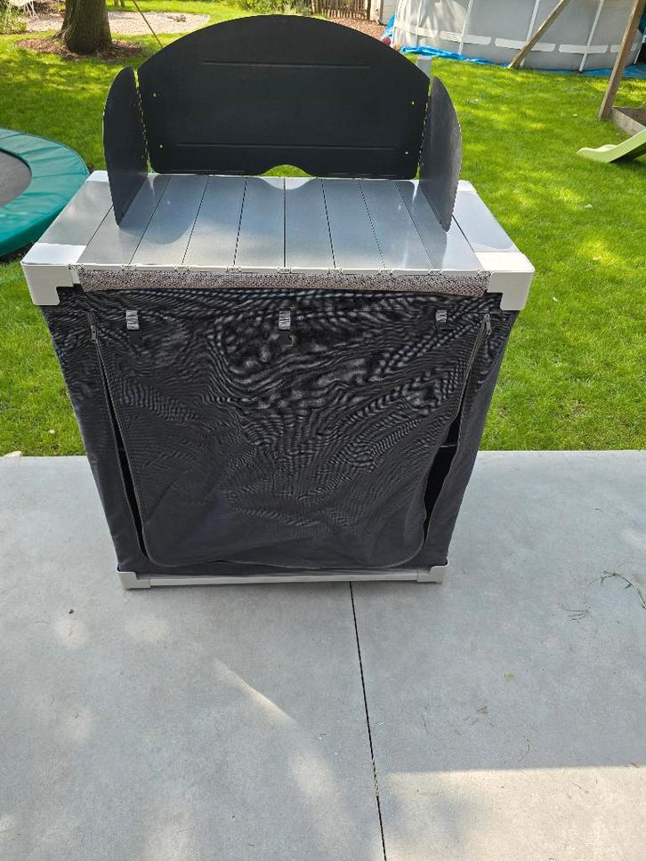 Kampeerkeuken Vrijbuiter, Caravans en Kamperen, Kampeermeubelen, Zo goed als nieuw, Campingkast, Ophalen