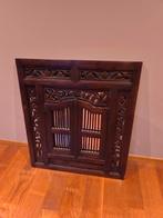 Fenêtre ancienne bois sculpté déco murale artisanale, Maison & Meubles, Enlèvement