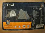 Tent 4 personen met 2 aparte comportamenten, Caravans en Kamperen, Ophalen, Gebruikt, Tot en met 4