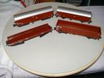 4x Marklin Ho div.grote goederen wagons v/d DB., Enlèvement ou Envoi, Courant alternatif, Wagon, Comme neuf