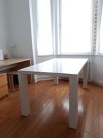 Table laqué blanc marque Habitat, Maison & Meubles, Tables | Tables à manger, Comme neuf, Enlèvement ou Envoi