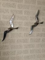 Paar grote silhouette meeuwen-vogel-aluminium-vogel, Nieuw, Ophalen of Verzenden