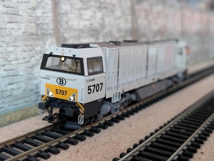 NMBS SNCB | Trix 22921 | HLD 5707 | G2000 | DCC Sound |, Hobby en Vrije tijd, Modeltreinen | H0, Nieuw, Locomotief, Gelijkstroom