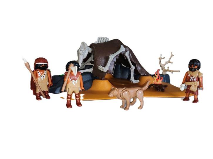Playmobil Mamoetskelet Met Jagers - 5101, Kinderen en Baby's, Speelgoed | Playmobil, Gebruikt, Complete set, Ophalen of Verzenden
