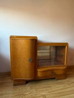 Armoire en bois avec vitrine, Antiquités & Art, Enlèvement