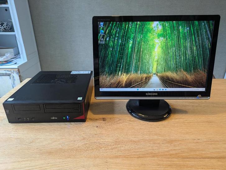 Fujitsu ESPRIMO computer | i5 | SSD | 8GB | incl. monitor, Informatique & Logiciels, Ordinateurs de bureau, Utilisé, 2 à 3 Ghz