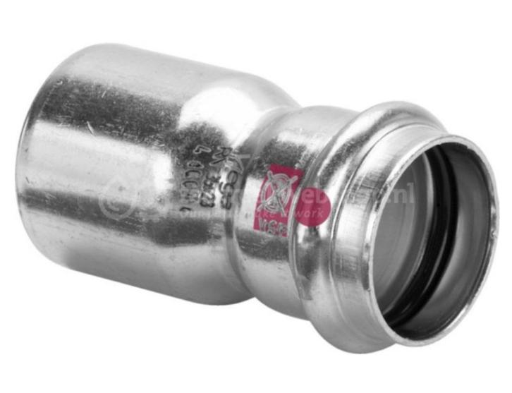 55 x Prestabo SC Contur 18 x 15 Viega 558 499 (1115.1), Doe-het-zelf en Bouw, Buizen en Afvoer, Nieuw, Overige typen, Inox, Minder dan 2 meter