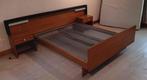 Vintage retrobed + nachtkastjes, Ophalen, Gebruikt, 200 cm