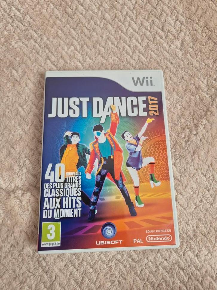 Just Dance 2017 - Nintendo Wii-spel - 40 nummers - Volledig, Games en Spelcomputers, Games | Nintendo Wii, Gebruikt, Platform