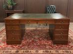 SALE! Klassiek Engels bureau (partnerdesk) #430, Huis en Inrichting, Bureaus, Ophalen of Verzenden, Gebruikt, Bureau