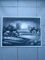 schilderij uit Thailand op doek 2st, Ophalen, Zo goed als nieuw, Schilderij