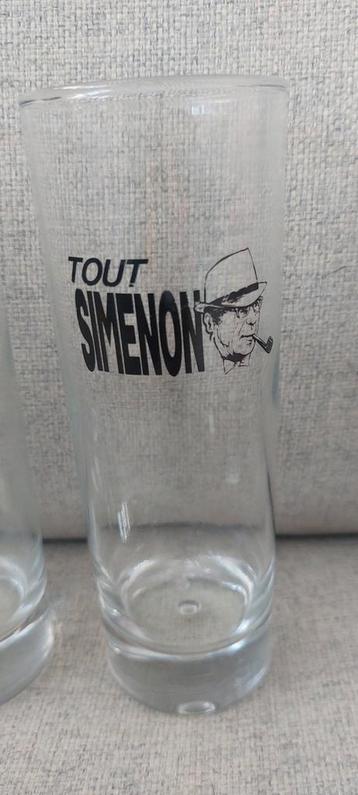 6 longdrinkglazen van tout simenon beschikbaar voor biedingen