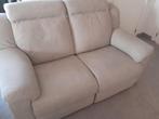 2 beige zetels met verstelbare hoofdsteunen en relax, Huis en Inrichting, Ophalen, Gebruikt