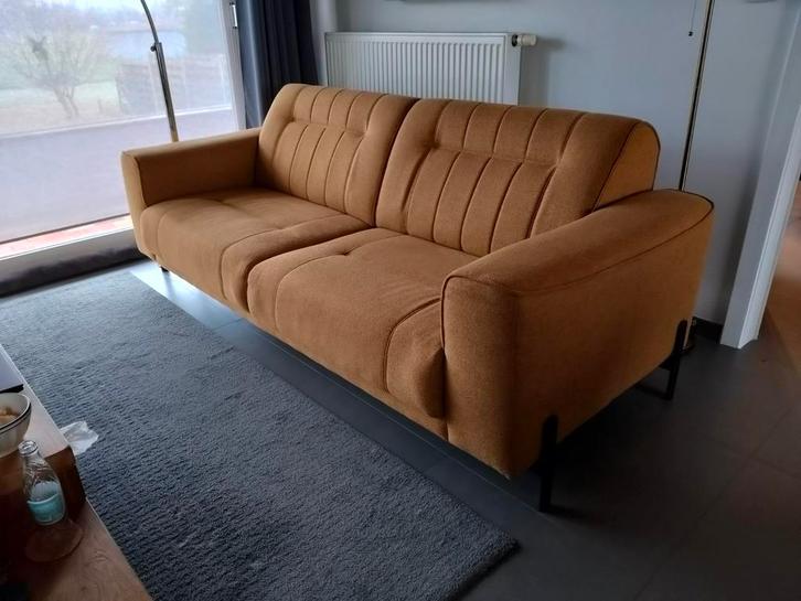 2,5 zit stoffen zetel, Huis en Inrichting, Zetels | Complete zithoeken, Ophalen