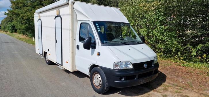 Fiat ducato 10.000km, Caravans en Kamperen, Mobilhomes, Particulier, Fiat, Fiat, Diesel, Koelkast, Luifel, Ophalen
