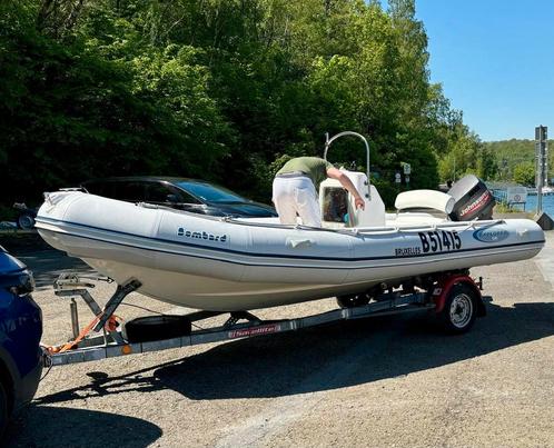 Bombard Explorer SB 550 motor van 90 pk, Watersport en Boten, Rubberboten, Gebruikt, Overige merken, Overige materialen, 70 tot 120 pk