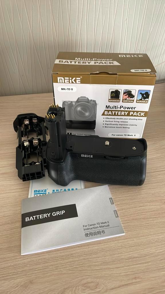 Batterie Meike Multipower pour Canon 7D MarkII, TV, Hi-fi & Vidéo, Photo | Accumulateurs & Batteries, Comme neuf, Enlèvement ou Envoi