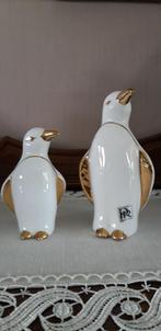 Paire de pingouins en porcelaine