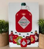 Tabasco metalen wandplaat, Ophalen of Verzenden, Nieuw, Reclamebord