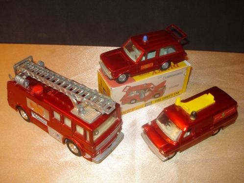 DINKY TOYS Lot de 3 Anciens Véhicules "Fire Service Unit", Hobby & Loisirs créatifs, Voitures miniatures | 1:43, Utilisé, Voiture